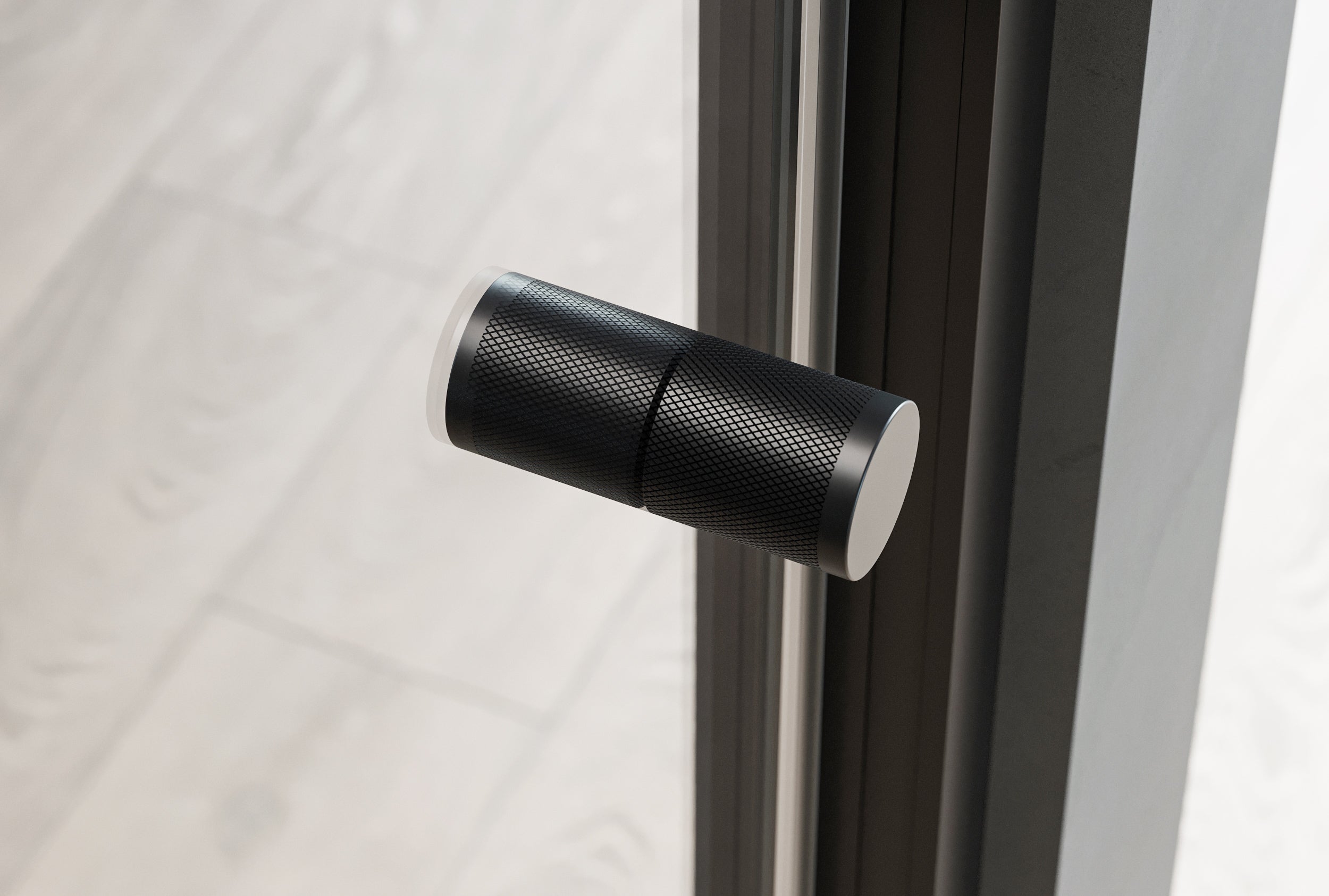 Duche de nicho com porta giratória NT604 FLEX - vidro nano transparente de 6 mm - perfil de cor selecionável