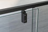 Duche de canto com porta giratória no painel fixo NT606 FLEX