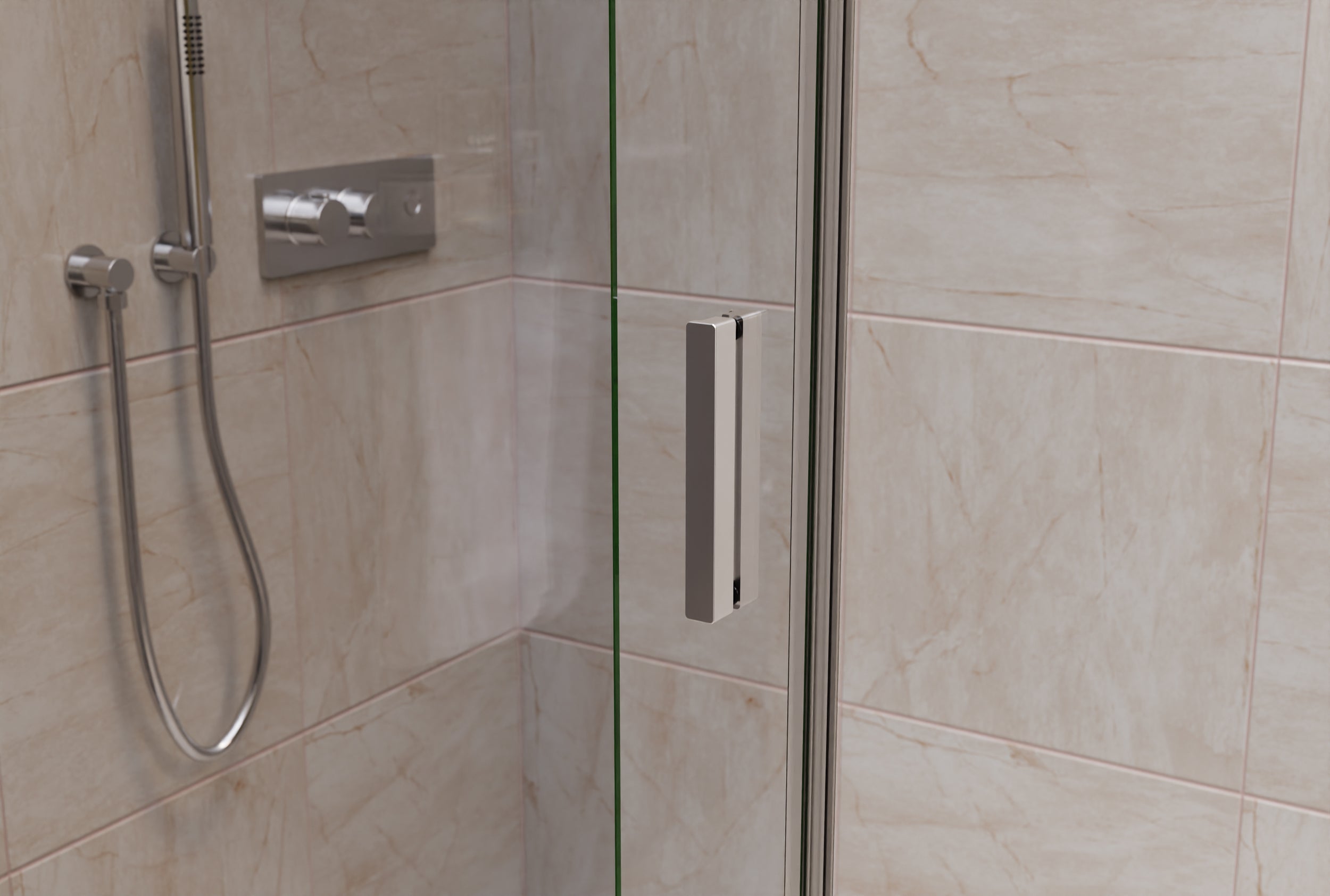 Chuveiro de canto com porta deslizante NT806 FLEX