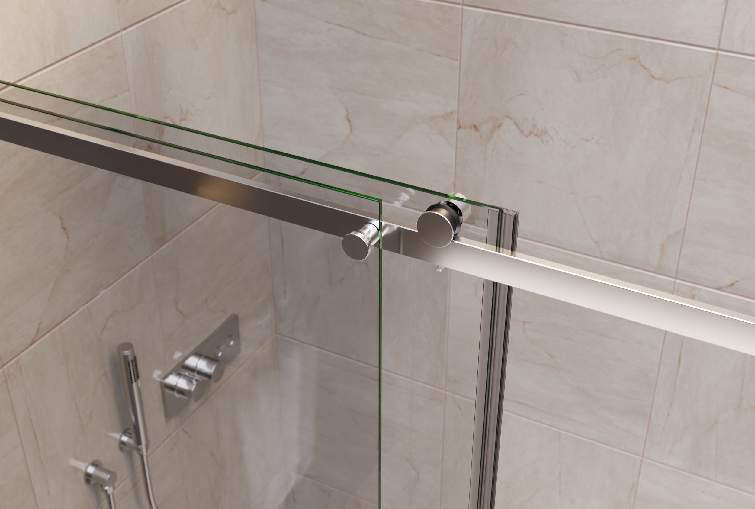 Chuveiro de canto com porta deslizante NT806 FLEX