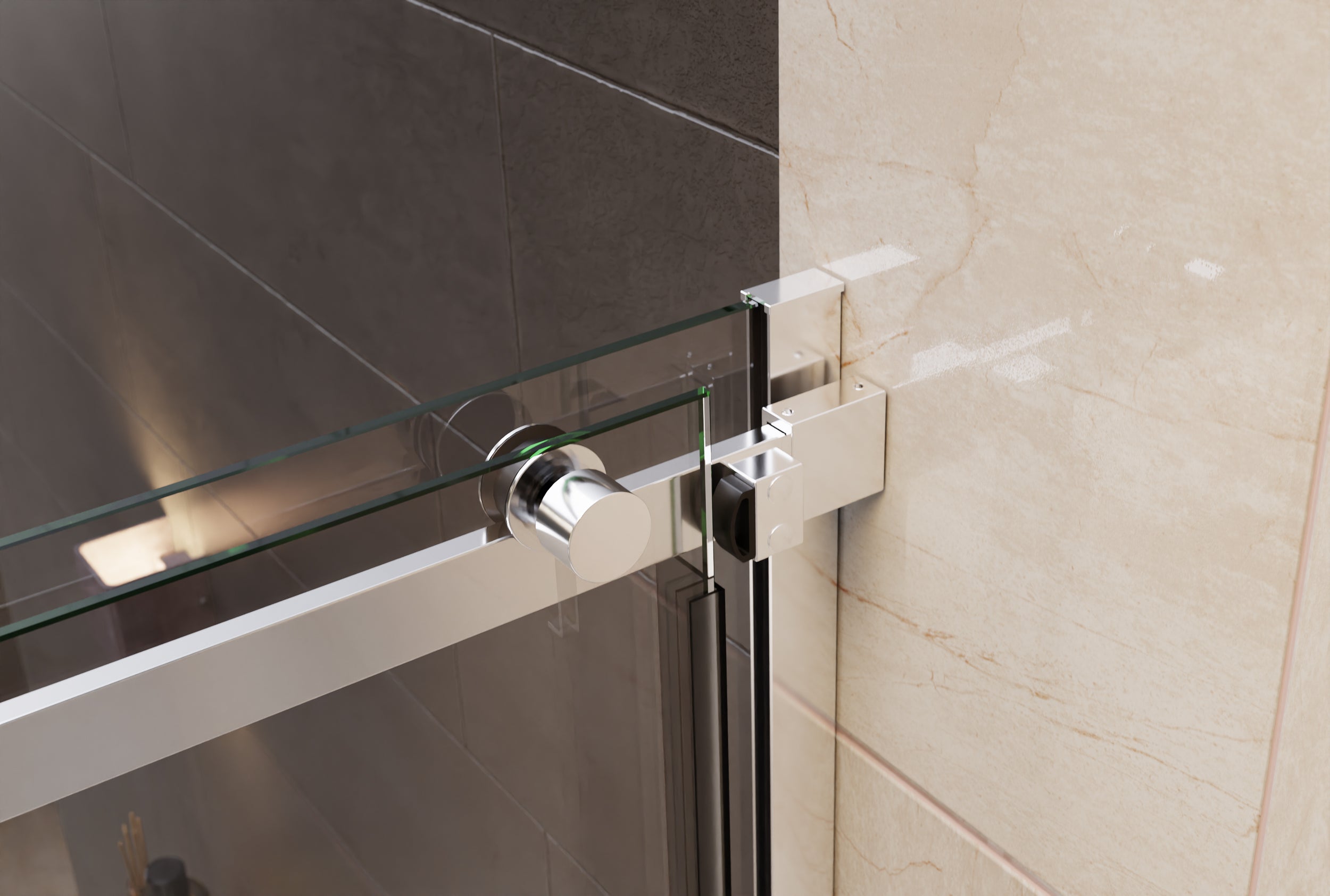 Chuveiro de canto com porta deslizante NT806 FLEX