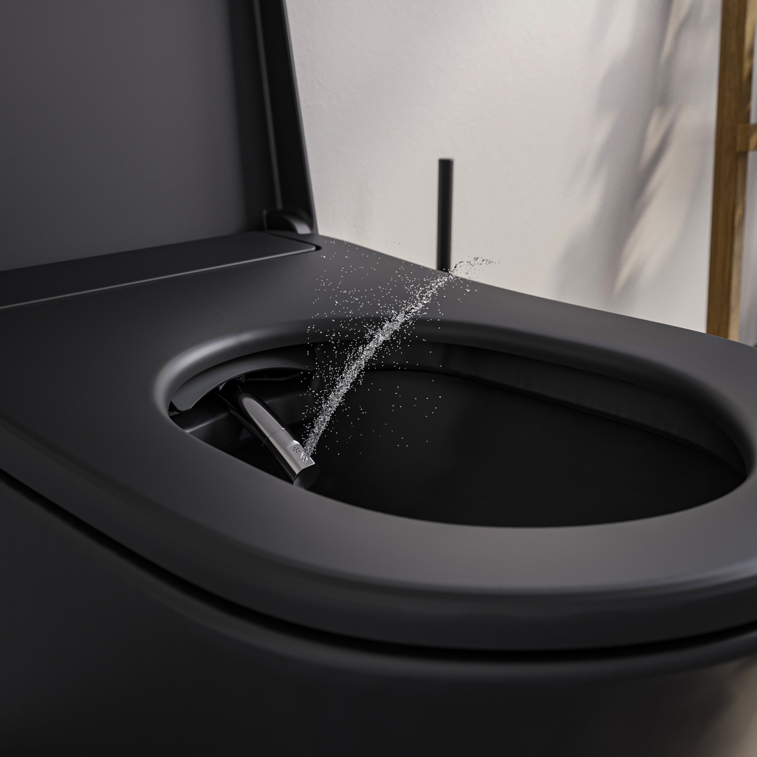 PREMIUM 1102 sanita com duche preto mat
