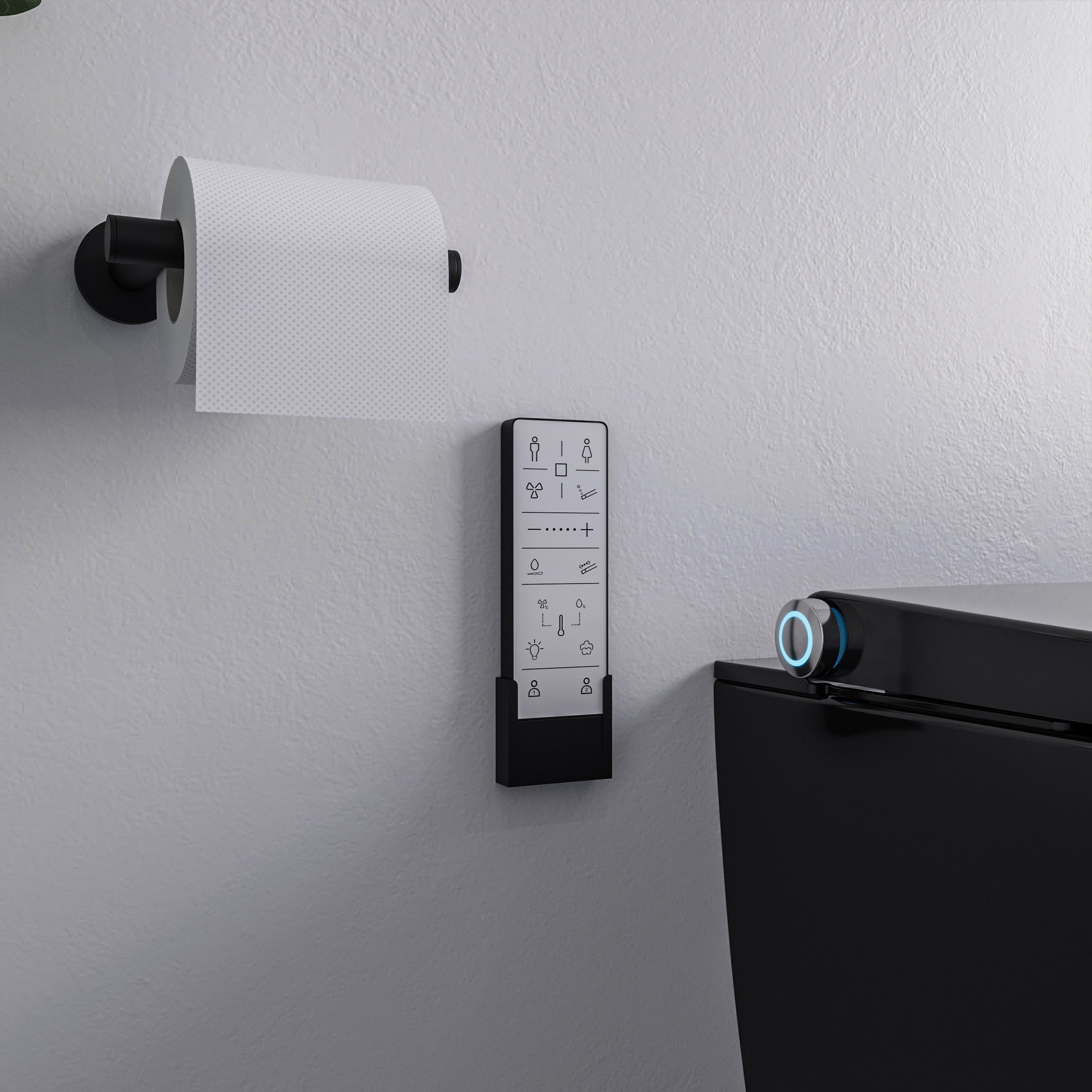 Conjunto completo de sanita com duche PRO+1104 com elemento de instalação pré-parede Geberit Duofix