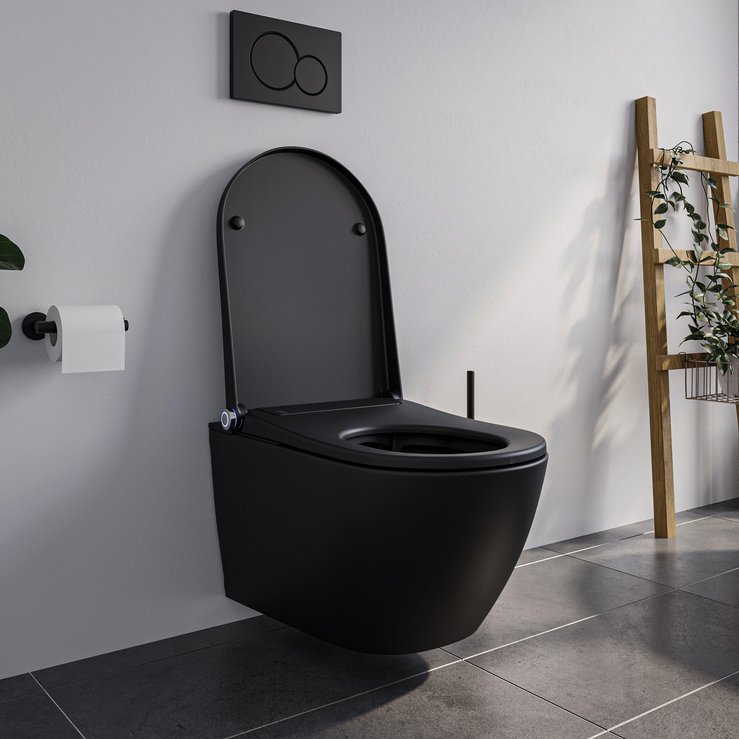 PREMIUM 1102 sanita com duche preto mat