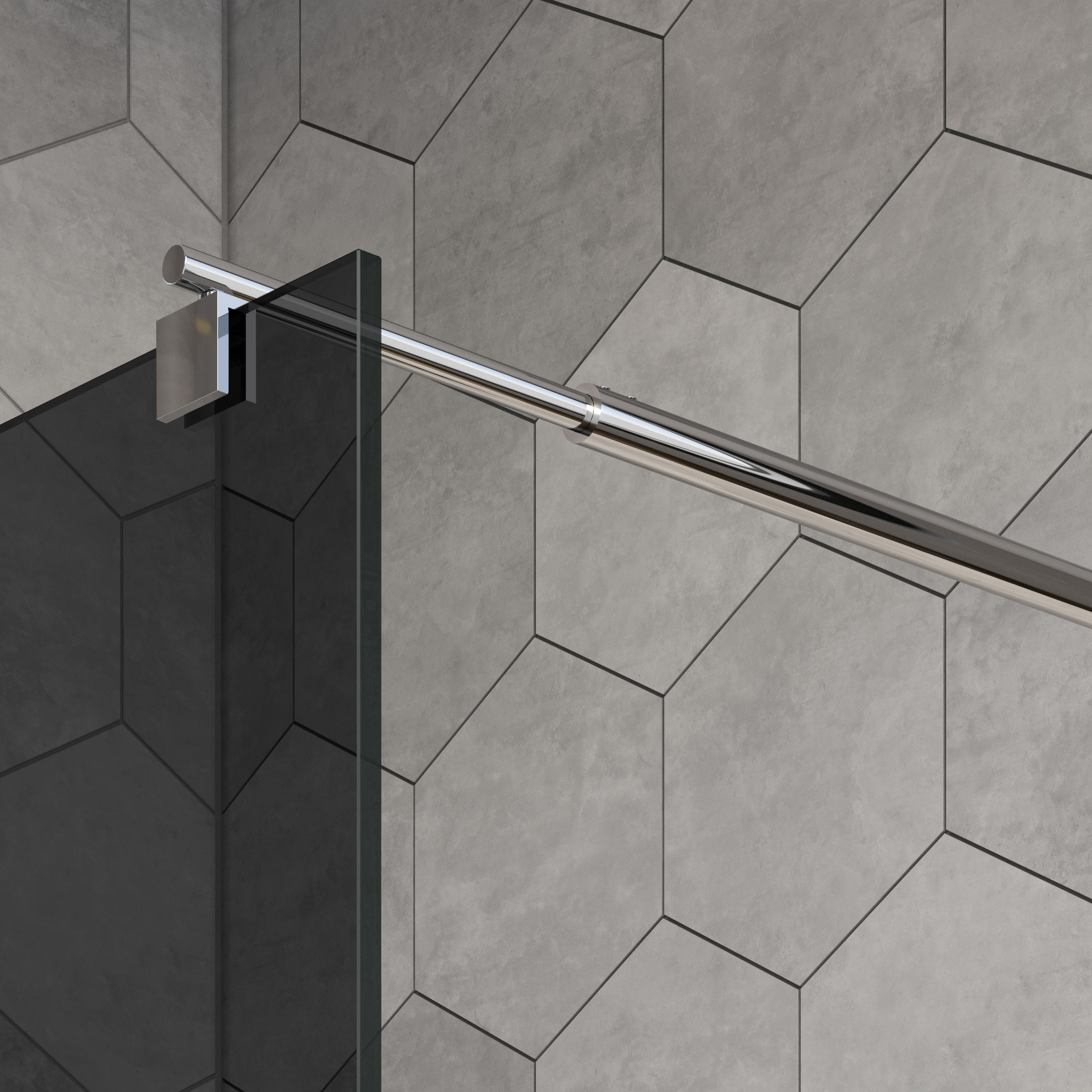 Divisória de duche Walk-In Nano real glass EX101