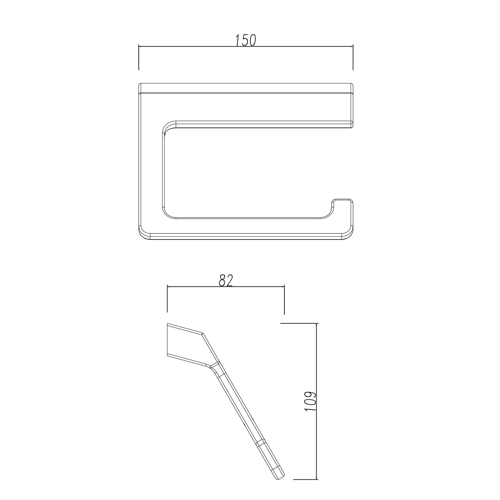 Bernstein porta papel higiénico TPH601