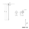 Misturador de mesa para lavatório DROP 135