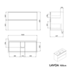 Armário de base LAVOA 100 cm