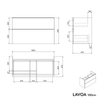 Armário de base LAVOA 100 cm