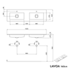 Móvel de toilette LAVOA 160 cm