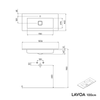 Armário de base LAVOA 100 cm