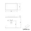 Móvel de casa de banho LAVOA 80 cm