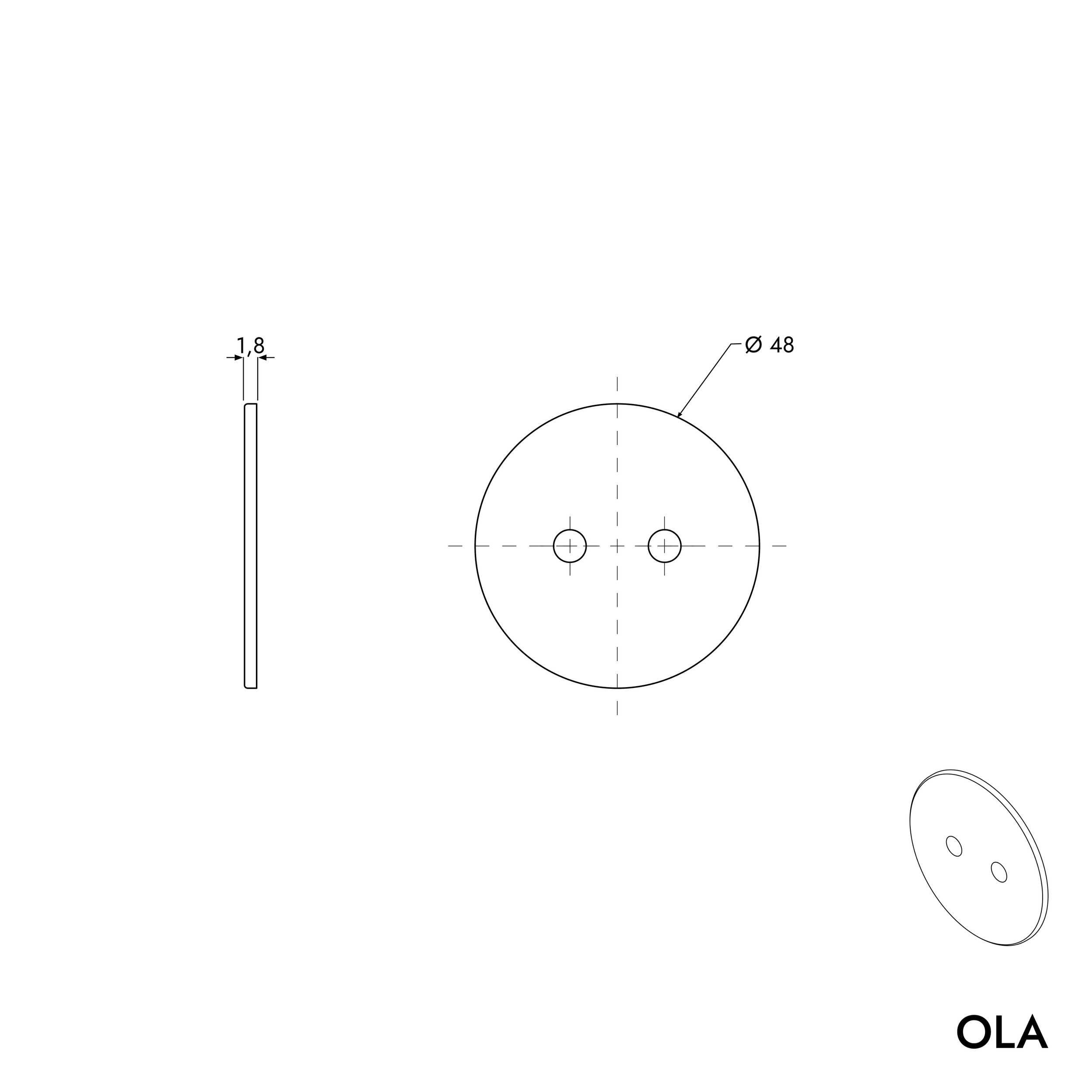 Copo para escova de dentes OLA