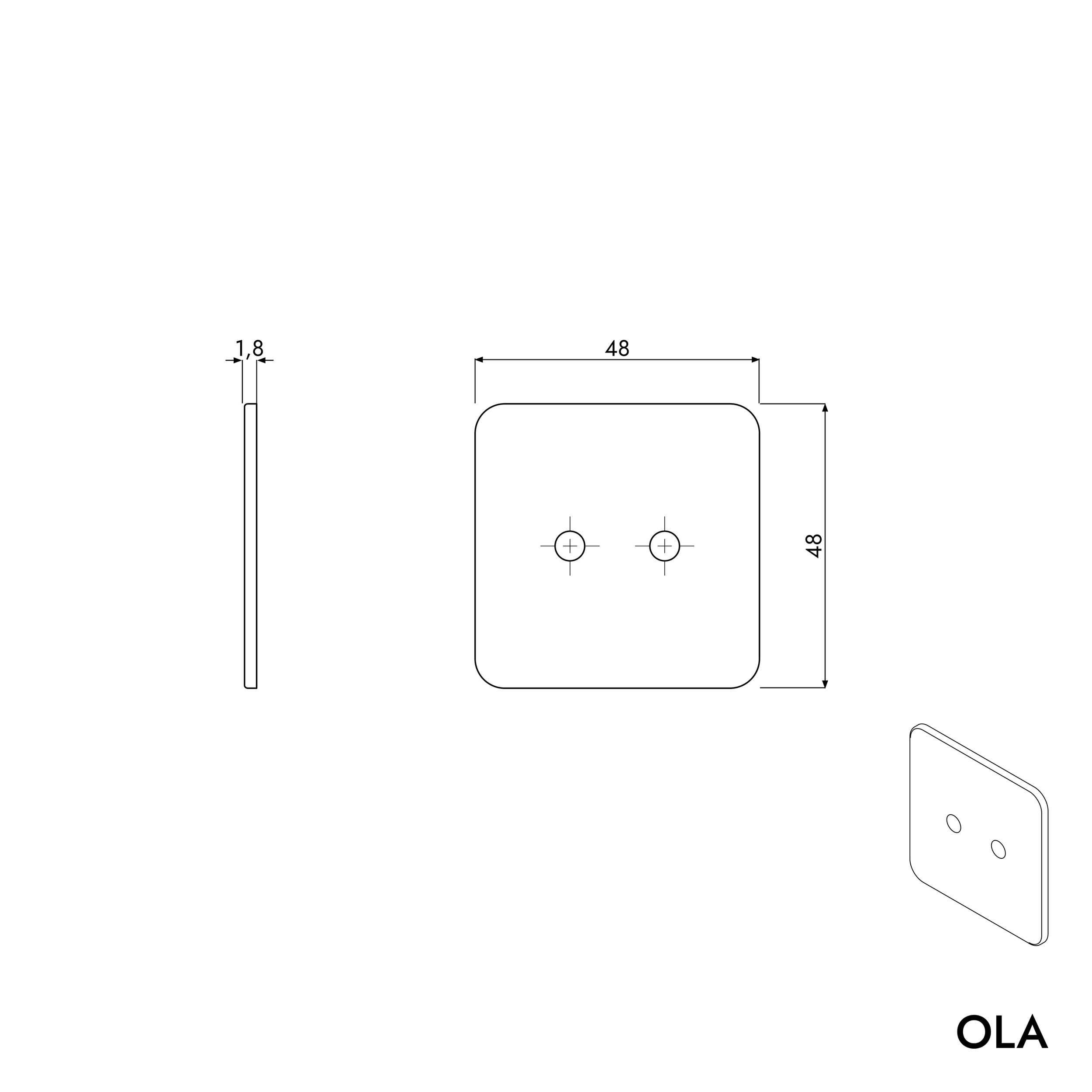 Copo para escova de dentes OLA