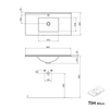 Armário de base TIM 80 cm