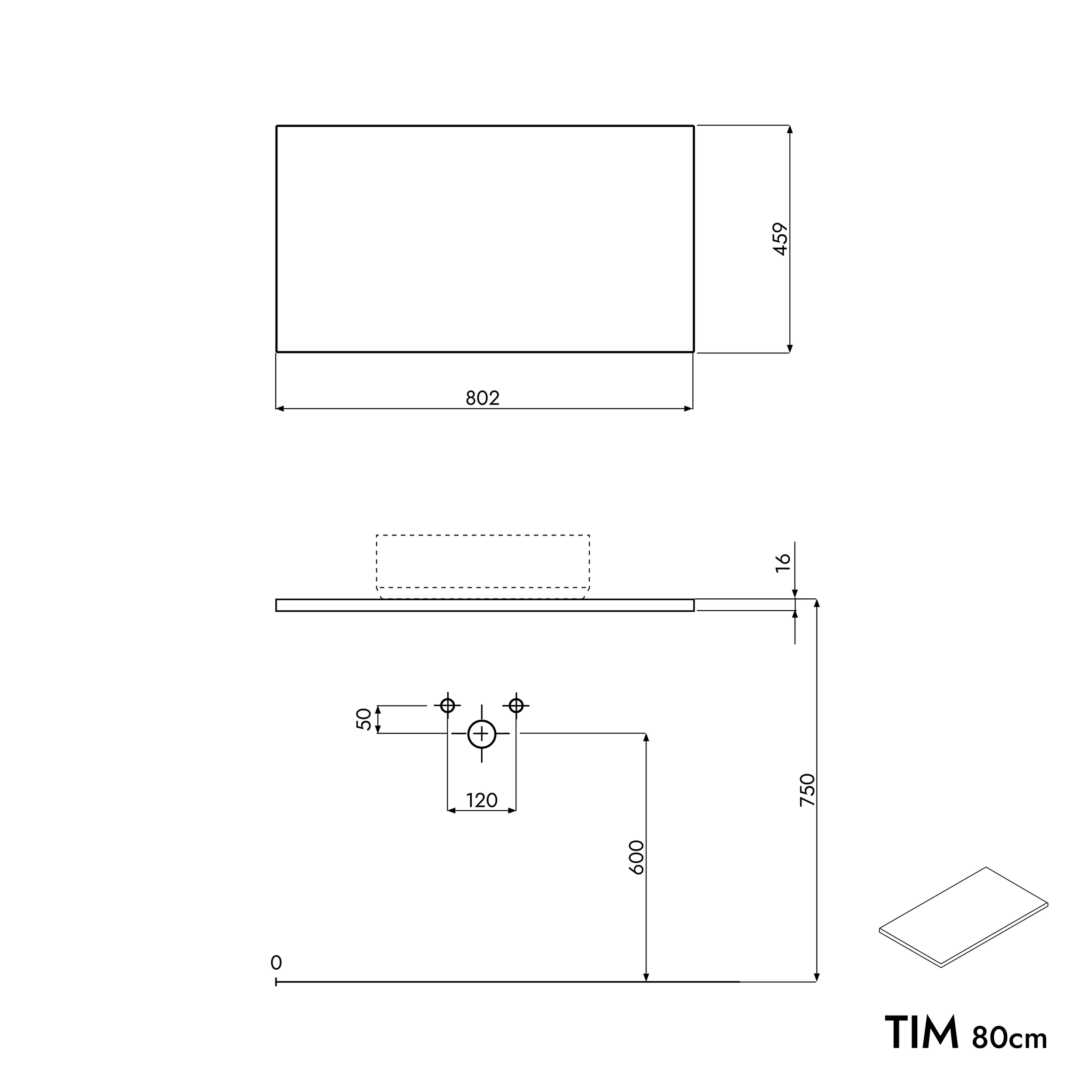 Armário TIM 80 cm