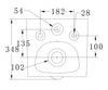 Pacote completo de WC 46: WC B-8030R Preto mate