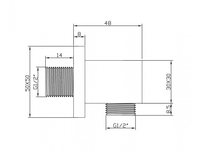 Curva de parede BA007