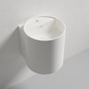 NT2440 lavatório de parede em fundição mineral
sem orifício para torneira - 40 x 42 x 45 cm