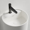 NT2440 lavatório de parede em fundição mineral
sem orifício para torneira - 40 x 42 x 45 cm