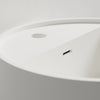 NT2440 lavatório de parede em fundição mineral
sem orifício para torneira - 40 x 42 x 45 cm