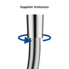 Sistema de duche encastrável Duravit C.1 com chuveiro de efeito chuva - incl. chuveiro de mão e cotovelo de ligação à parede