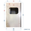 Conjunto de móveis de casa de banho Compact 400