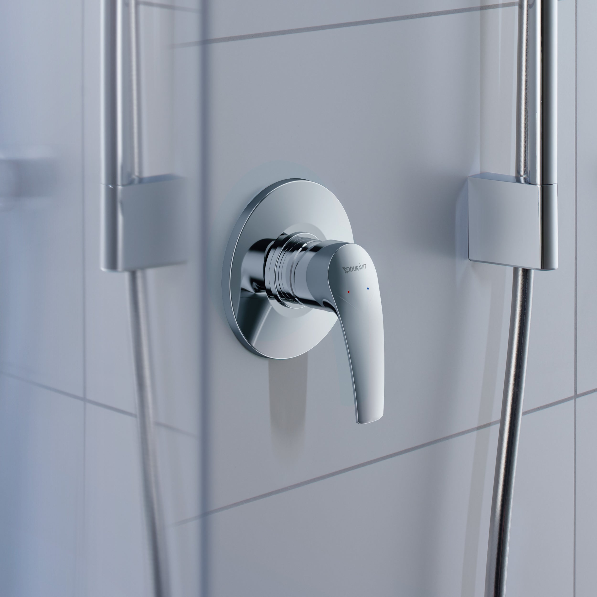 Duravit DuraVelez misturadora de duche encastrável com cabeça de chuveiro