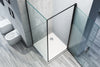 Cabine de duche de canto - vidro nano de 6mm EX416S Preto - 90 x 90 x 195 cm