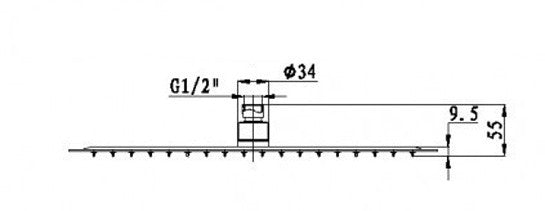 Sistema de duche termostático SEDAL 8921B Basic