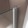 Duche de canto com porta basculante EX416-2 - vidro transparente NANO 6mm - 90x90x195cm