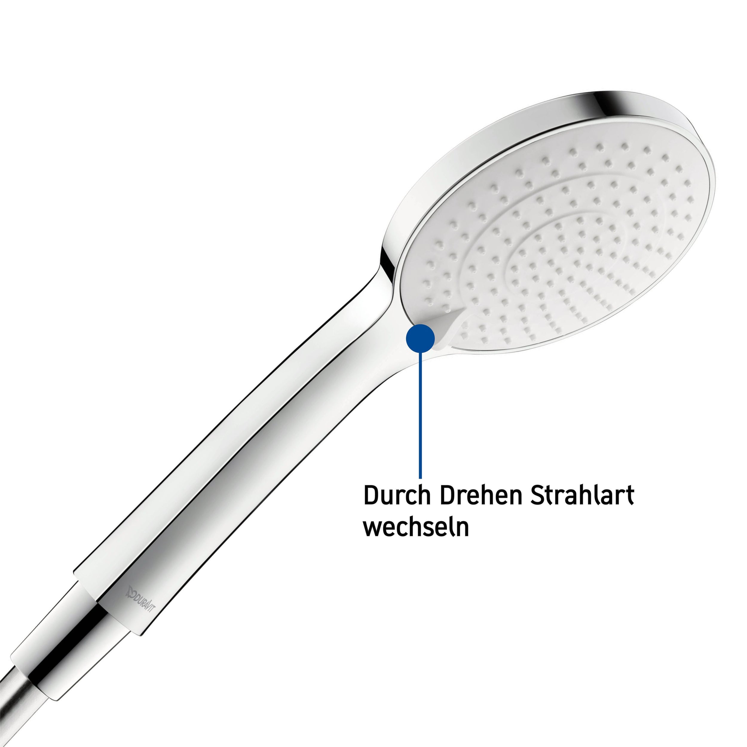 Duravit DuraVelez misturadora de duche encastrável com cabeça de chuveiro - incl. calha de duche, cotovelo de ligação à parede