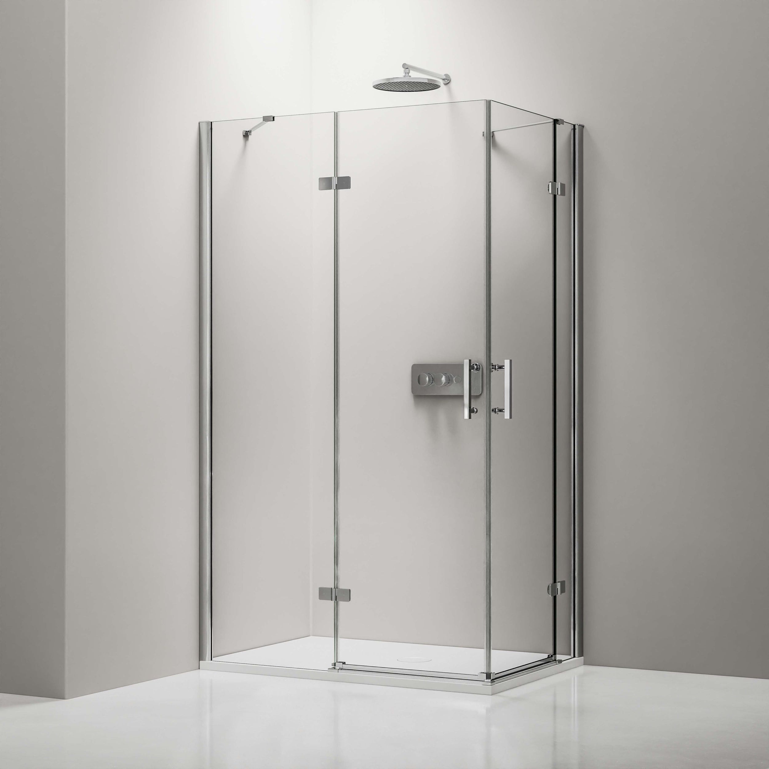 Duche de canto com portas de abrir DX407