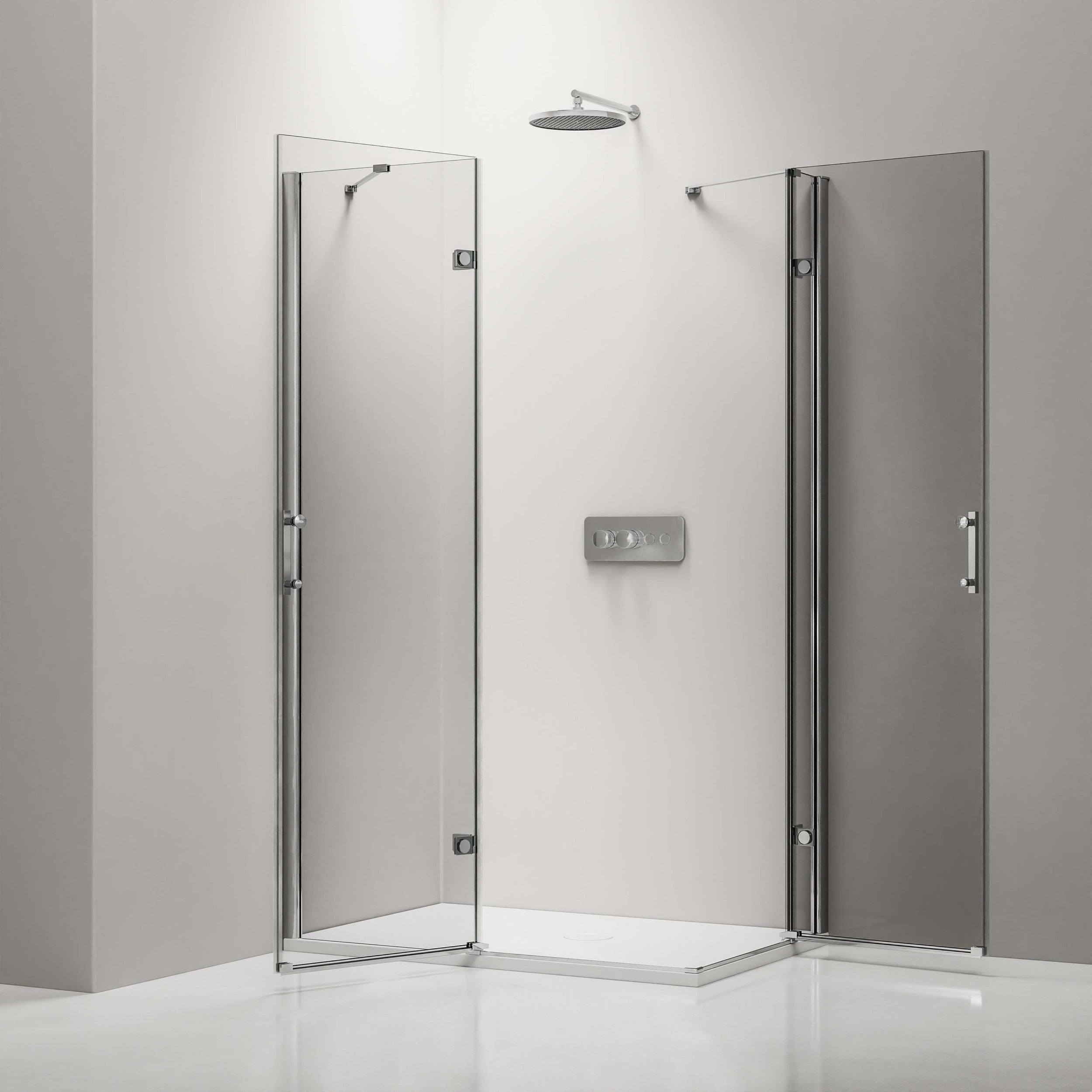 Duche de canto com portas de abrir DX407