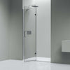 Duche de nicho com porta giratória em painel fixo NT403