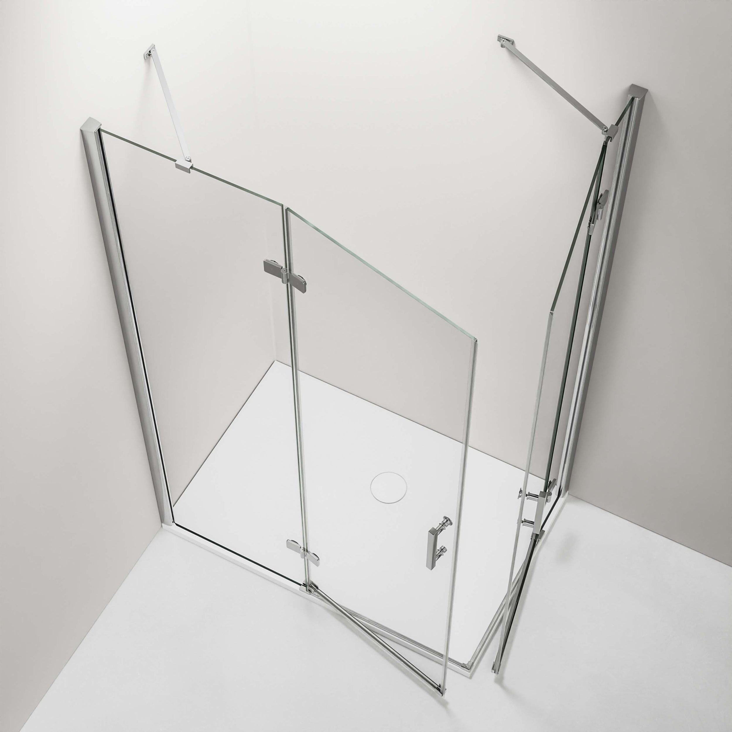 Duche de canto com portas de abrir DX407