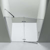 Duche de nicho com porta giratória em painel fixo NT403