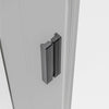 Chuveiro de alcova com porta de correr NT806 FLEX Preto mate