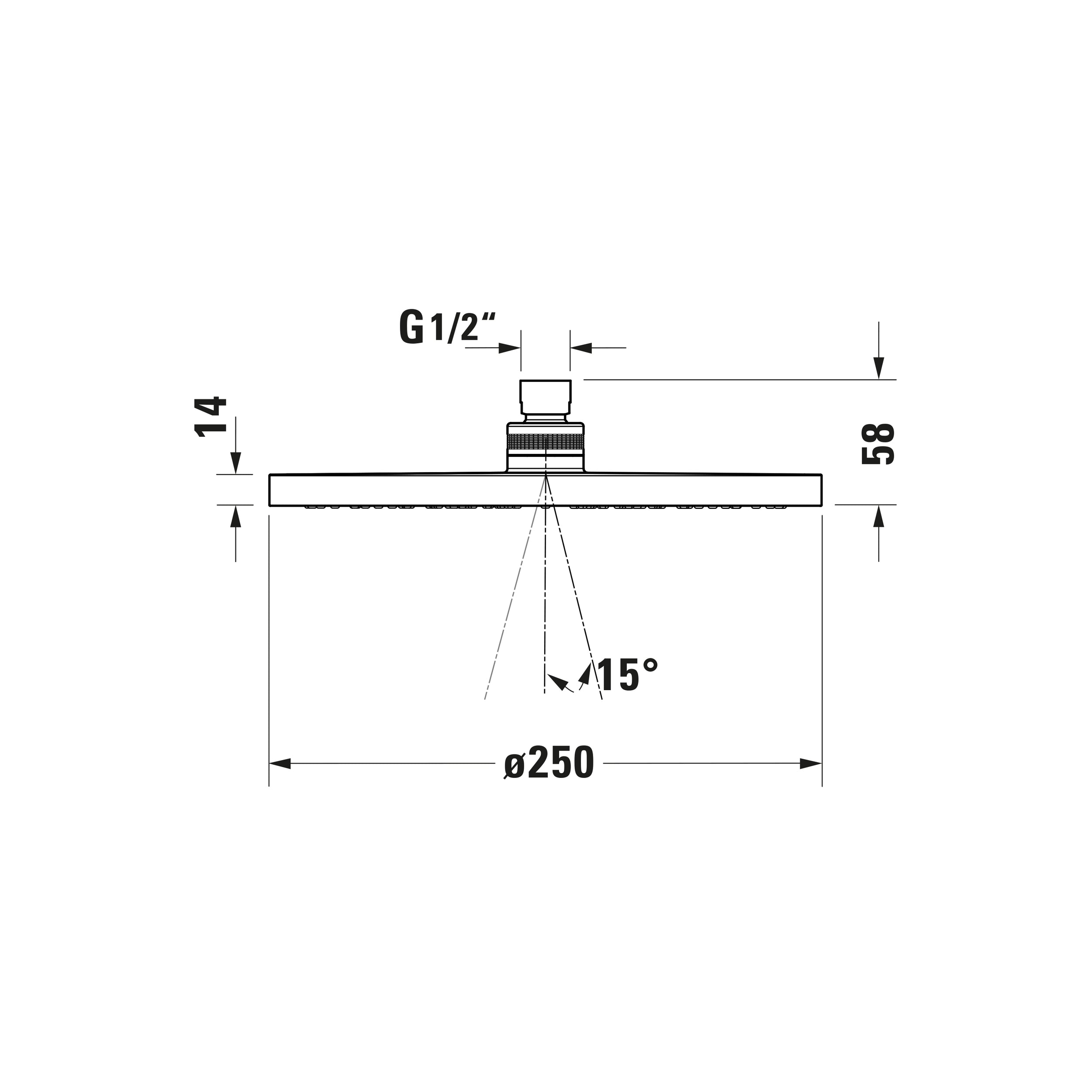 Duravit Tulum misturadora de chuveiro embutida 