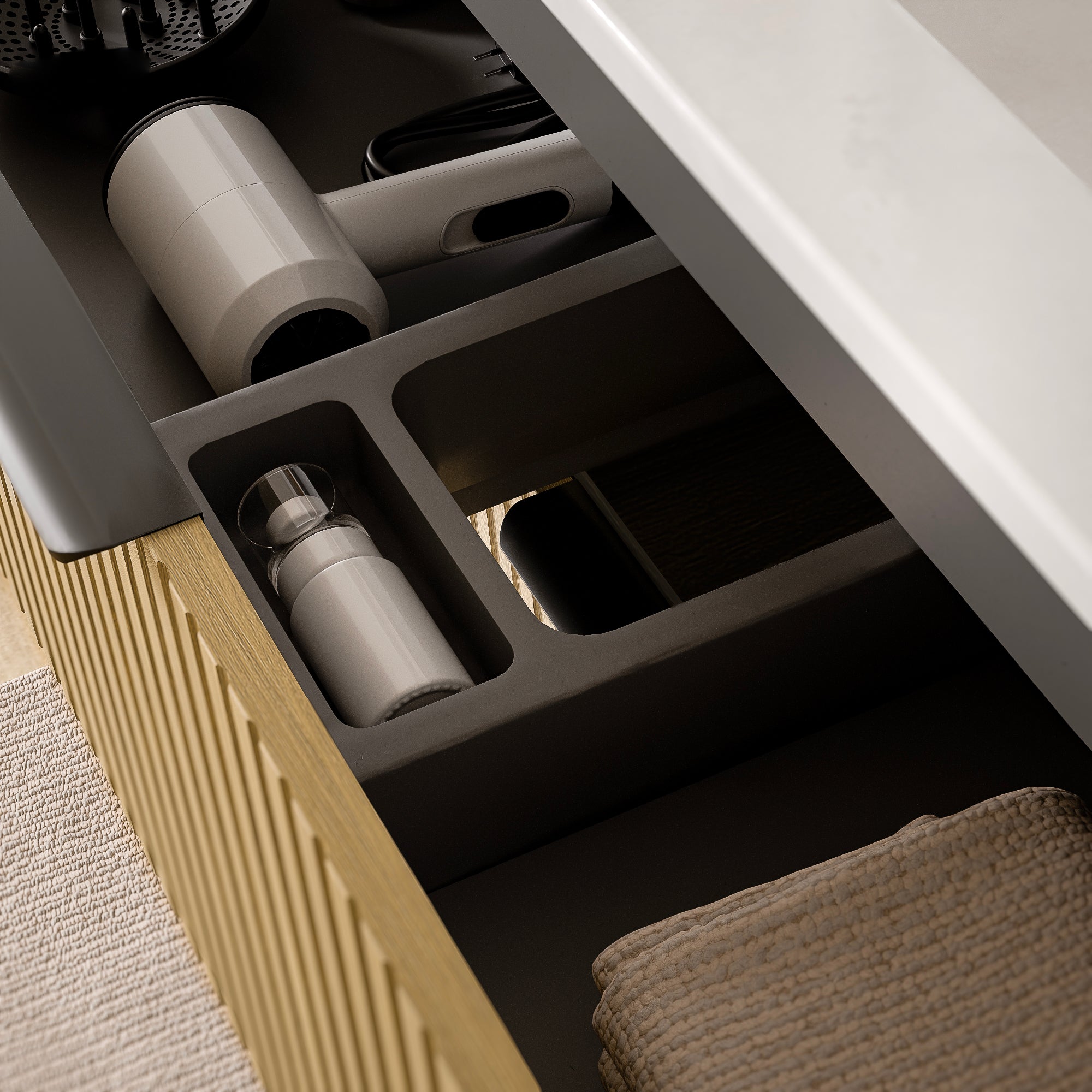 Conjunto de móveis de banheiro TIM 100 cm com lavatório